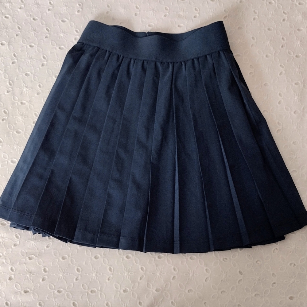 ATHLETIC WORKS Pleated Navy Skort Pull-up NEW Plus XL 14-16